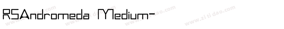 RSAndromeda Medium字体转换